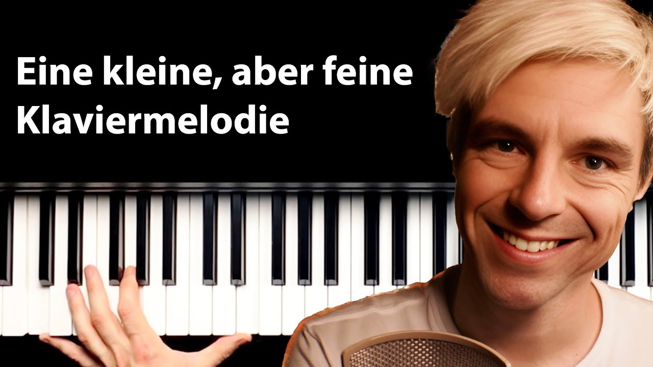 Klavier Spielen Lernen: Eine Kleine Klaviermelodie Für Anfänger - YouTube