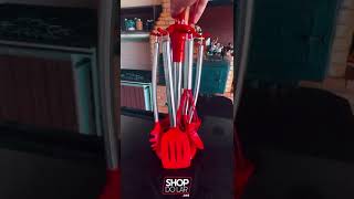 Conjunto de Utensílios de Cozinha Silicone 7 Peças Vermelho - Euro Home