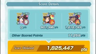 Pokemon Masters EX Damage Challenge Challenge Bede Fire Weak 1825447 points