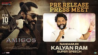 Nandamuri Kalyan Ram Super Speech | Amigos Pre Release Press Meet | Ashika | Rajendra Reddy
