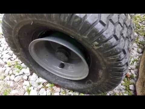 fixing a lawn mower tire that popped off the wheel fixing a lawn mower tire that popped off the wheel