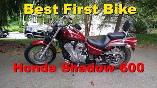 Best First Motorcycle?? Honda Shadow vlx 600  Review and Driven by 15 Year old
