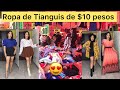 Ropa de $10 pesos del tianguis 😱✅ buscando súper gangas en la paca