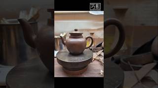 #teapot #陶芸 #手作り#pottery 全手工紫砂壶（6）2024/12/03 #陶器 #handcraft #shorts #art #ティーポット #ceramica