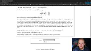Project Euler Problem 55: Lychrel Numbers