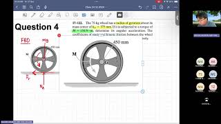 DYNAMICS CLASS (27.12.2024) - Planar Kinetics: Force \u0026 Acceleration (GPM) + Kinetic Energy