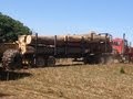 Log Truck!! hauling out of the woods. Turbo whisteling at 6:35 nice