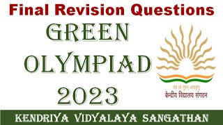 Final Revision Green Olympiad 2023 🌍 🌿 Mega Quiz! 🏆 Green Olympiad Questions 🧠