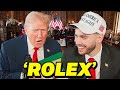 Adin Ross Surprises President Donald Trump With A Gift...