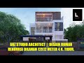 DESAIN RUMAH RENOVASI 3 LANTAI 4 KAMAR TIDUR DILAHAN 12x12 || ARZ STUDIO ARCHITECT