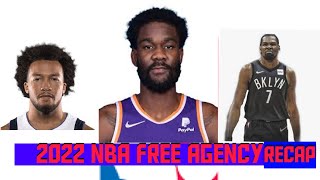 2022 NBA Free Agency Recap Day 4. (Kevin Durant, Trade Watch) (Ayton, Signing)