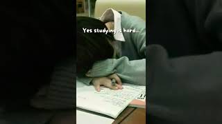 Yes , studying is hard 😌 # shorts #study ( aesthetic) __ ( youtube shorts)