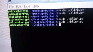 Raspberry pi blinking LEDs with GPIO and Python