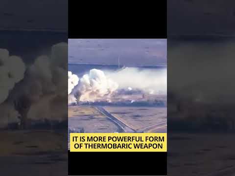 RUSSIA Using New THERMOBARIC Weapon - YouTube