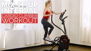 30 Min Mix-It-Up Interval Elliptical Cardio Climber Workout