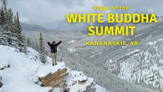 Hiking to White Buddha Summit | Hiking in Kananaskis, AB | Hiking Close to Calgary | March 2023