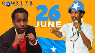 HAPPY KHALIF QOSOLKA \u0026 QARAAXO 26 JUNE SOMALIA 🇸🇴 😂