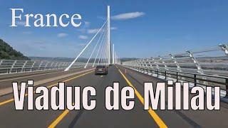 Viaduc de Millau-Portant l'A75 - డ్రైవింగ్- ఫ్రెంచ్ ప్రాంతం