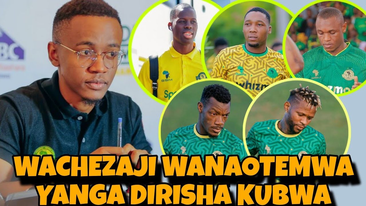 YANGA Yatangaza Majina Ya WACHEZAJI Kumi (10) WANAOTEMWA Dirisha Kubwa ...