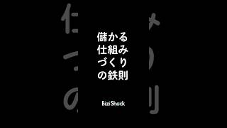 【事業】儲かる四大原則