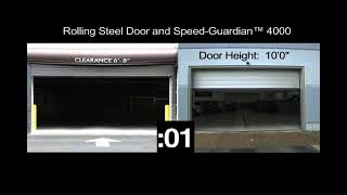 Hörmann Speed Guardian™ 4000 vs a Standard Rolling Steel Door Speed Comparison