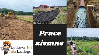 1/2 Prace ziemne - budowa domu - na czym stoimy 2025r.