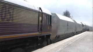 66051 through Meadowhall at speed