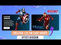 Responsive Card Hover Effects Using HTML CSS Only