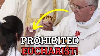 FROM TODAY, THE EUCHARIST MUST NO LONGER BE RECEIVED IN THIS WAY!