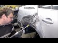 VW Jetta. The quarter panel repair. Ремонт заднего крыла