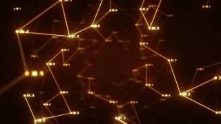 Fly Through Digital Data Network 1 Yellow