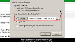 EndNote- Direct Export