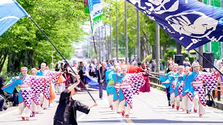 [4K] 鳴子連梵天　豊川市民まつり おいでん祭 2024　ダンスフェス　パレードステージ