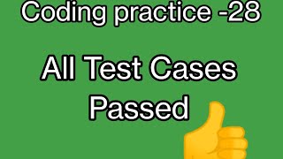 ||Coding Practice || 28 ||@codingpython9999 #python #ccbp 4.O || Nxtwave