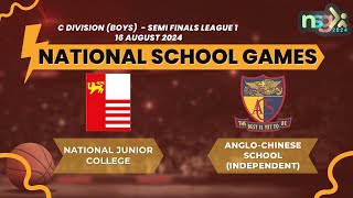 NSG 2024 C div League 1 Semi Finals (Boys)- NJC vs ACIS, DHS vs JSS