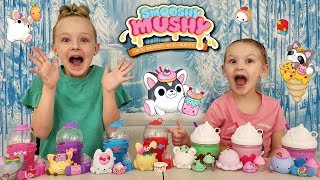 Opening New Smooshy Mushy Sugar Fix Squishies! Squishy Toy Unboxing!