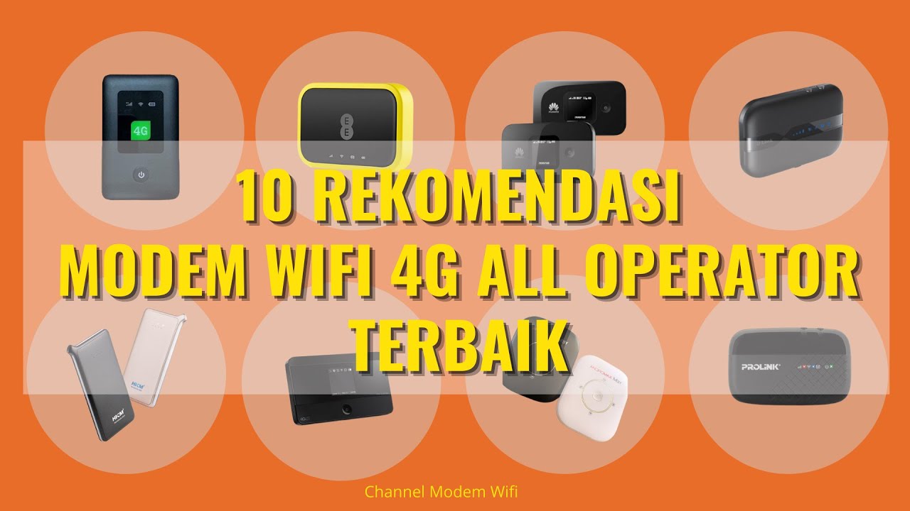 10 Rekomendasi Modem Wifi 4G All Operator Terbaik - YouTube