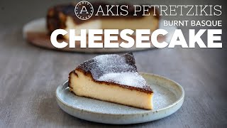Burnt Basque Cheesecake | Akis Petretzikis
