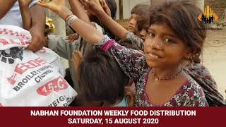 WEEKLY FOOD DISTRIBUTION PROGRAMME 15 AUGUST 2020