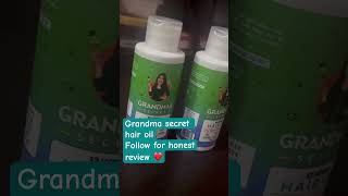 Grandma secret hair oil #shortsvideo #haircareroutine #haircare