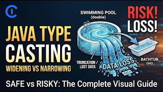 Java Type Casting | Widening & Narrowing Explained | Full Visual Guide