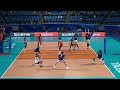 Miguel Ángel López bombing for Team Cuba Volleyball