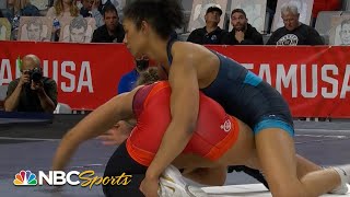High school junior Kennedy Blades on to Olympic trials finals after stunning win | NBC Sports