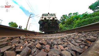 This Train will Run over You | Indian Rail 360 Video