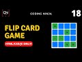 Flip The Card Memory Game using HTML, CSS and JavaScript Project