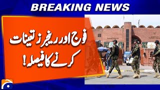 Decision To Deploy Army and Rangers For Champions Trophy 2025 | Geo News