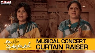 #AlaVaikunthapurramuloo - Musical Concert Curtain Raiser |Allu Arjun |Trivikram|Thaman S