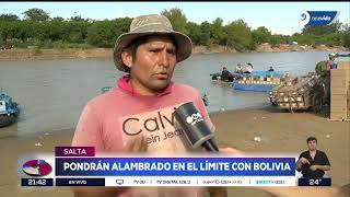 Salta: pondrán un alambrado en el límite con Bolivia