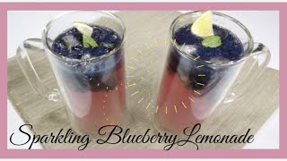 Sparkling Blueberry Lemonade | Refreshing Summer Drink | Mother Nature's Recipes