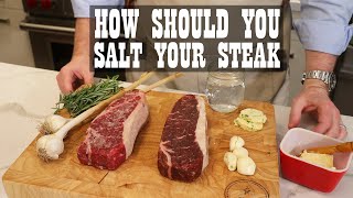 How to Salt Your Steak